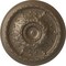 Ekena Millwork Stockport Ceiling Medallion (Fits Canopies up to 6 1/4"), Hand-Painted Warm Silver, 28"OD x 2 3/4"P CM28STWSS - alternate 1